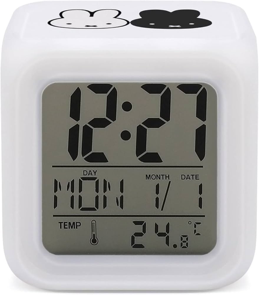 Amazon.co.jp: ミッフィー 目覚まし時計 アナログ 大音量 アラーム